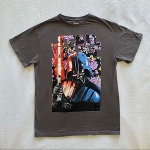 Star Wars Darth Vader Flower Graphic Tee